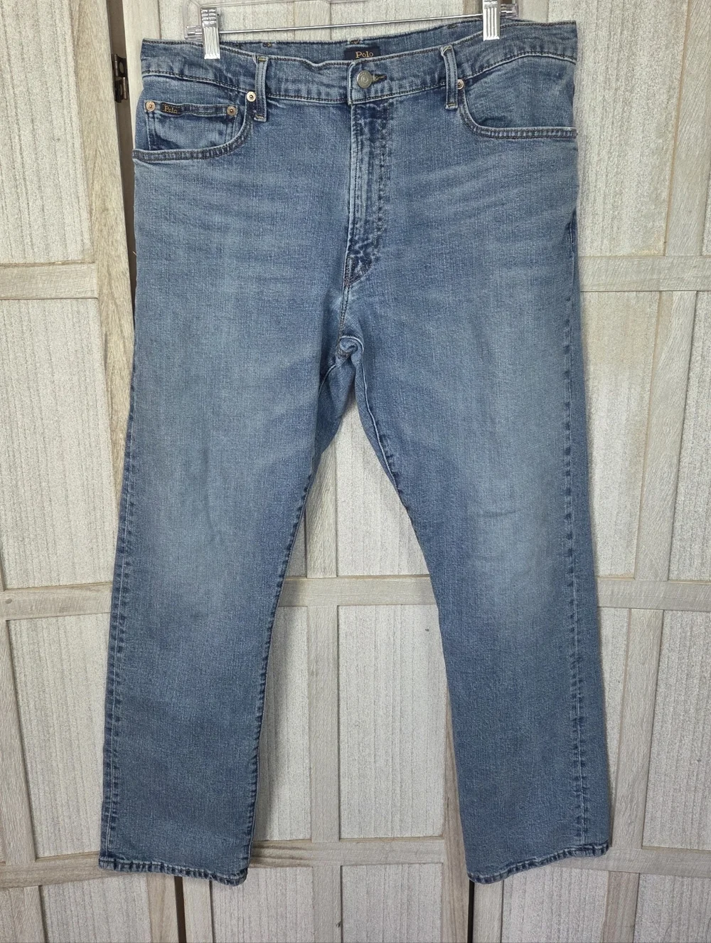 Polo Ralph Lauren Mens Hampton Relaxed Straight Fit Jeans Size 38/32 Preppy